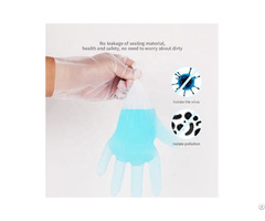 Plastic Polythene Disposable Tpe Cpe Gloves