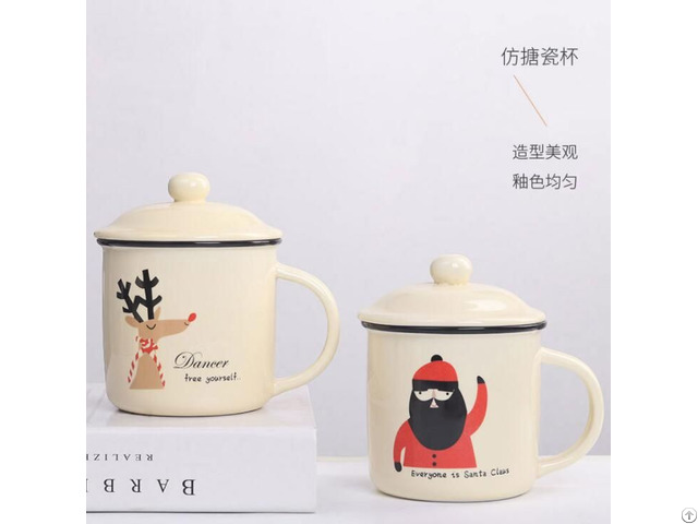 Christmas Series Santa Claus Ceramic Mug Coffee Cup Wholesale Import And Export