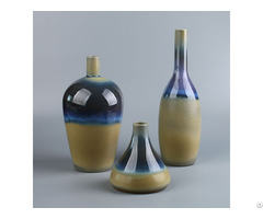 Color Glaze Ceramic Vase Home Decoration Flower Pot Manufacturer