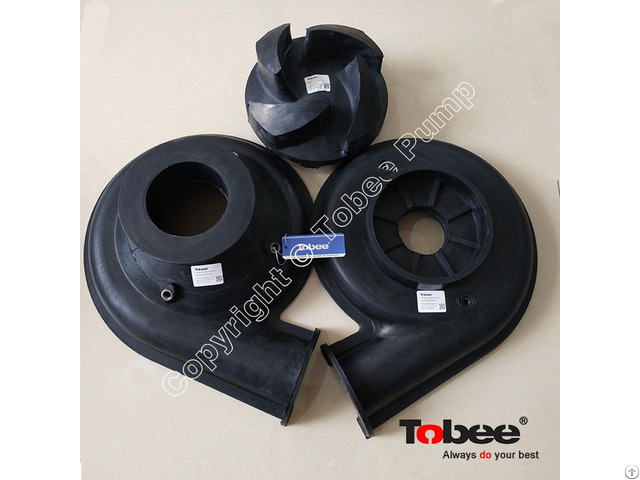 Tobee® Slurry Pump Spares In S42 Rubber Are Widely Used For Chemical Fertilizer Plant