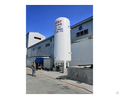 5m3 Vacuum Insulated Cryogenic Liquid Co2 Storage Tank Safety For Filling Cylinders