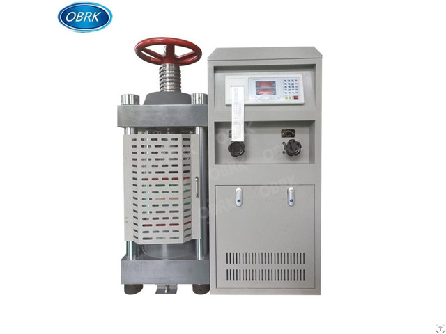 2000kn Manual Compression Testing Machine Obrk 2000