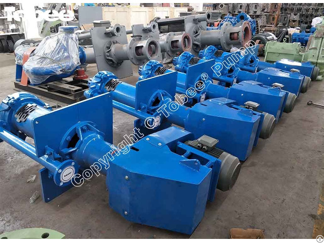 Tobee® 65qv Sp Long Shaft Vertical Cantilevered Slurry Pump Is Designed For Applications