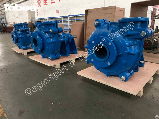 Tobee® 6 4 D Ah Rubber Lined Horizontal Centrifugal Slurry Pumps