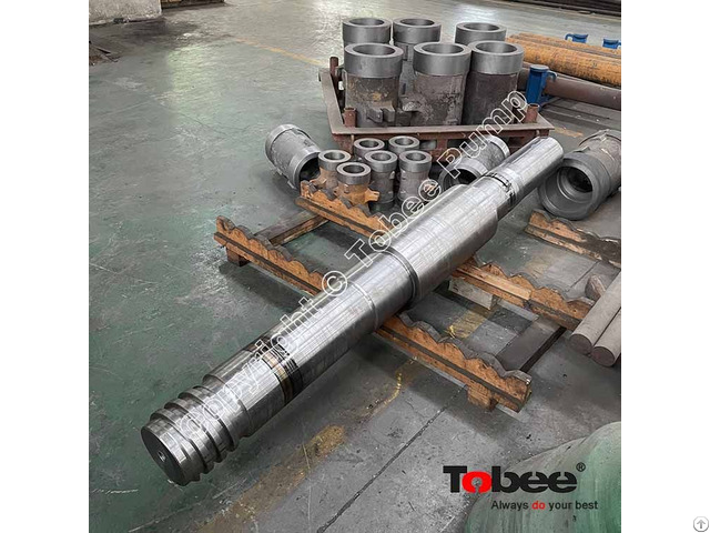 Tobee® Hg073me22 Slurry Pump Shaft Is The Main Part Of Hg005m Bearing Assembly