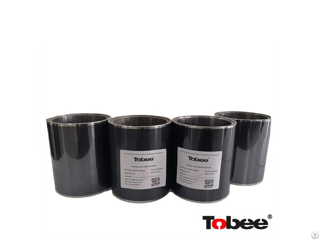 Tobee® Black Ceramic Shaft Sleeve E075j32 Is An Important Wear Part For 6 4d Ah Slurry Pump