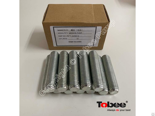 Tobee® H2507 3 648401115 Casing Stud Can Be Installed On Mission 2500 Supreme Pump