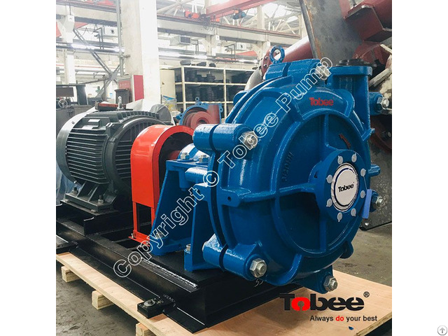 Tobee® 3 2d Hh High Head Slurry Pumps Are End Suction