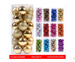 Size 4 5 6 8 10mm Hanging Party Family Christmas Tree Decoration Ball