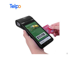 Telpo Android 10 Pci 6 0 Paypass Paywave Pos Handheld Mobile Credit Card Machine With Printer
