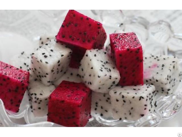 Frozen Dragon Fruit Red And White With High Quality From Vietnam