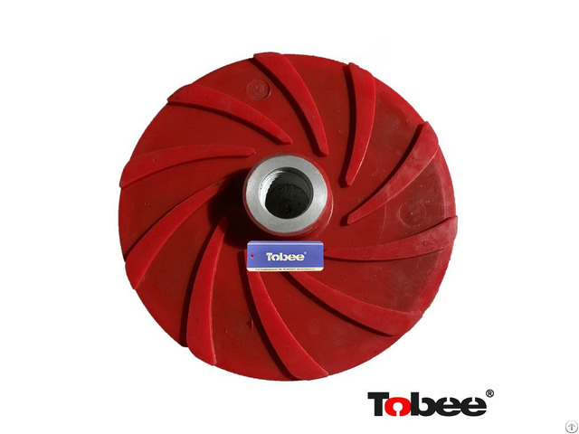 Tobee® Polyurethane Slurry Pump Impeller D3147u38 Is Widely Used For 4x3d Ah