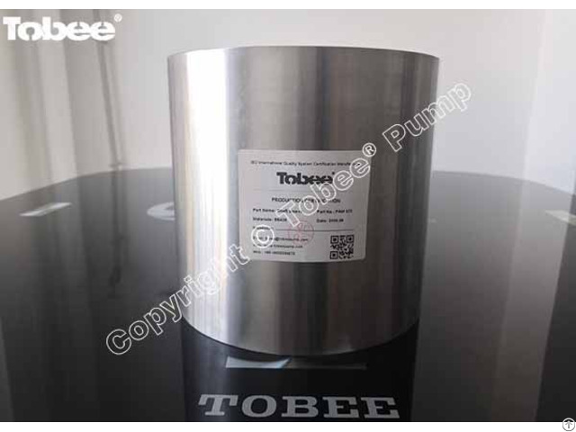 Tobee® Fam075d20 Shaft Sleeve Will Be Installed On Original 12 10f Ah Slurry Pump