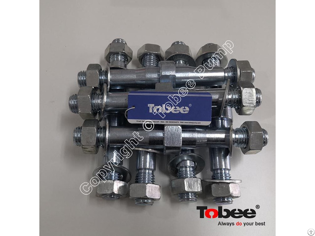 Tobee® D015me63 Slurry Pump Spares Cover Plate Bolt And Nut Is One Of The Connection Wearing Parts