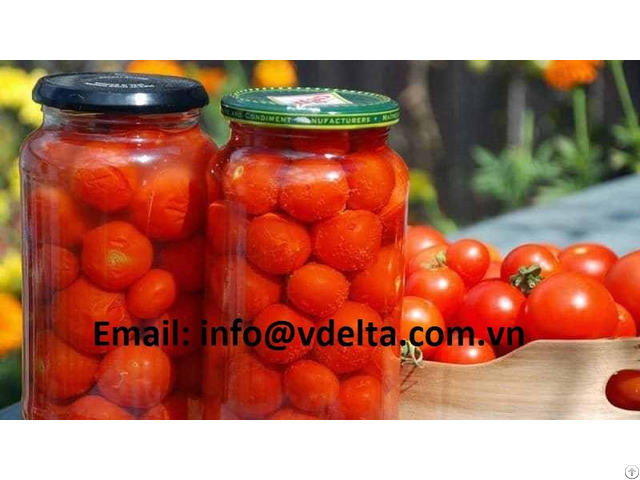 High Quality Delicious Pickled Red Cherry Tomato In Glass Jar