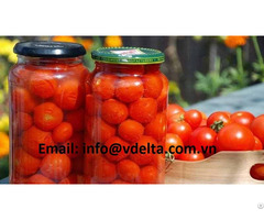 High Quality Delicious Pickled Red Cherry Tomato In Glass Jar