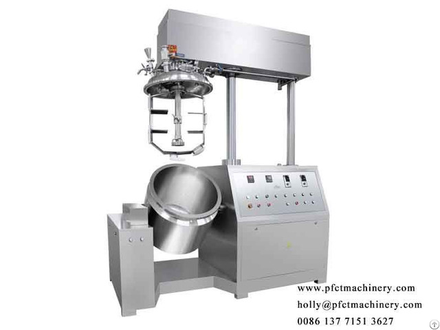 Zjr 50l Pharmaceutical Ointment Gels Vacuum Homogenizer Mixer