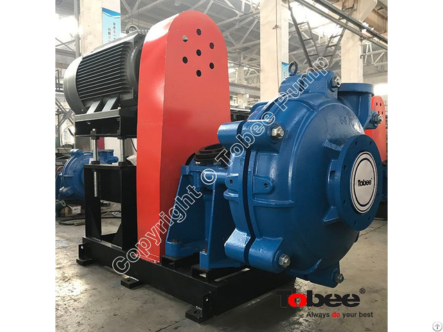 Tobee® 8 6e Ah Horizontal Centrifugal Slurry Pump With Zv Drive Type