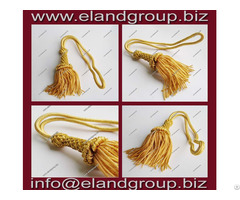 Gold French Bullion Wire Tassels Supplier
