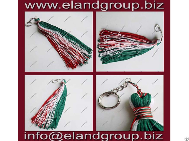 Graduation Charm Tassel Keyring