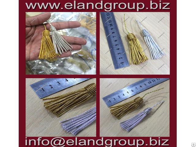 Royal Pellow Gold Silver Bullion Tassel