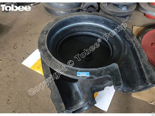 Tobee® Rubber Slurry Pump Spares Cover Plate Liner F6018r55