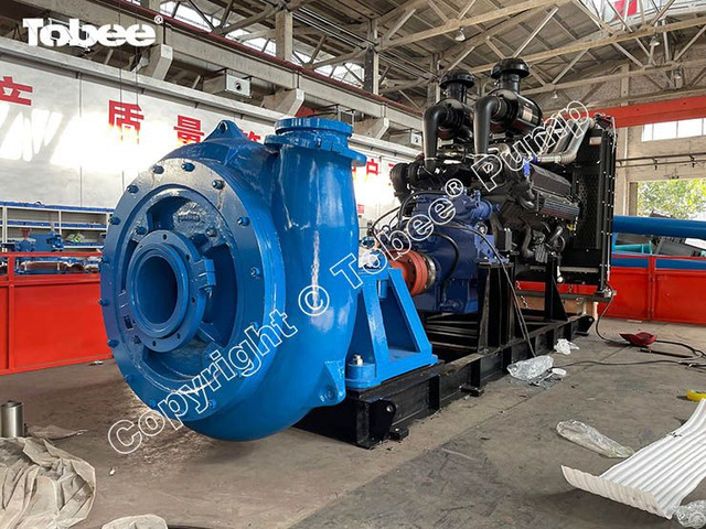 Tobee 10 8 High Head Diesel Engine Dredge Pump With Gearbox