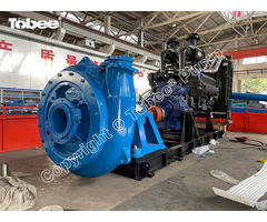 Tobee 10 8 High Head Diesel Engine Dredge Pump With Gearbox
