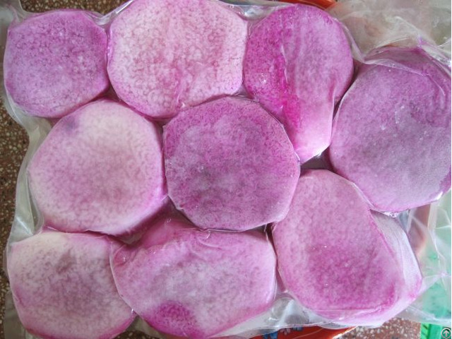 Vietnam Frozen Purple Yams With High Quality