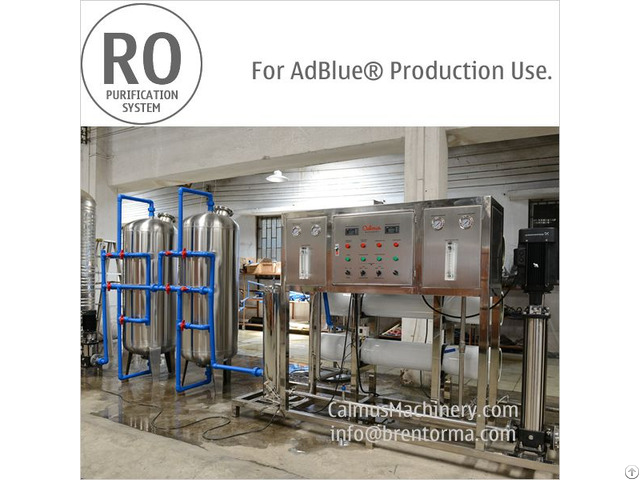 3tph Ro Purification Ultrapure Water System For Adblue Def Production