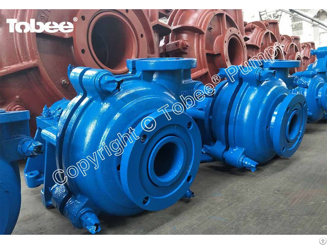 Tobee® 4x3c Ah Horizontal Centrifugal Heavy Duty Slurry Pumps With Metal Lined