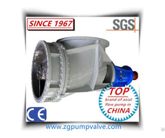 Titanium Forced Circulation Propeller Elbow Axial Flow Pump For Salt Making Industry