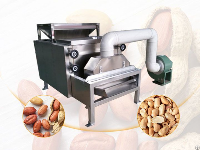 Peanut Peeling And Half Cutting Machine22