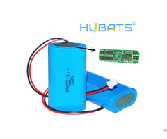 Hubats 3000mah 18650 3000mah 1s2p Battery Pack 3 7v For Bluetooth Speaker Led Light