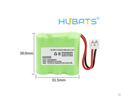 Hubats Cordless Phone Replacement Rechargeable Battery Ni Mh 2 3aaa 400mah 3 6v