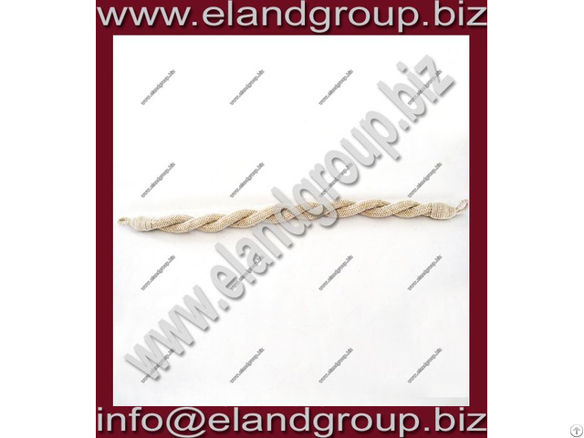 Cap Cords Round Silver