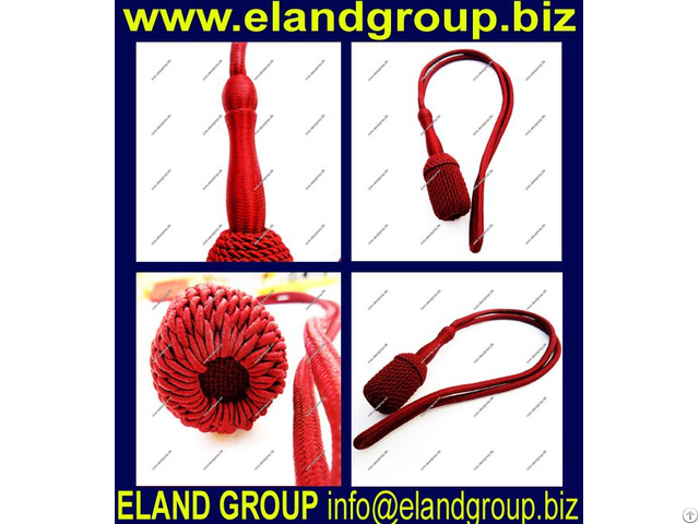 Burgundy Silk Officer Sword Knot