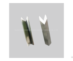 Solid Tungsten Carbide V Grooving Machine Slotted Blade