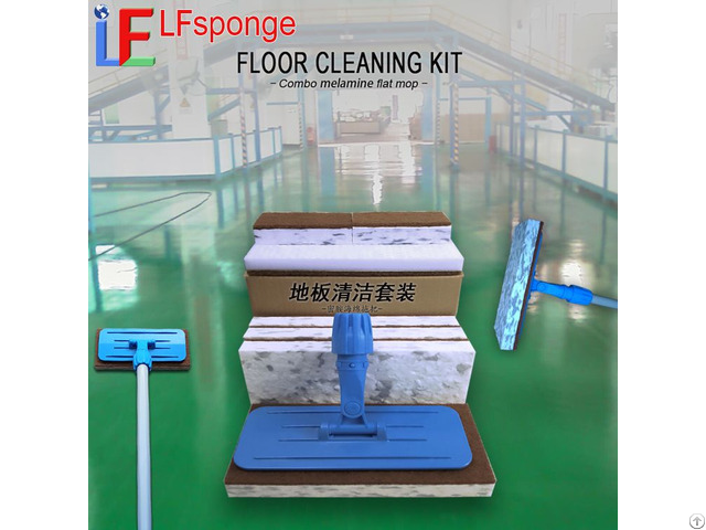 Floor Cleaning Kit Tile Melamine Pad
