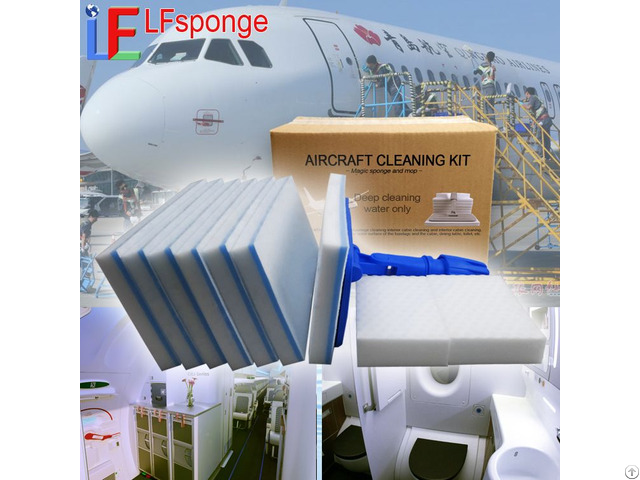 Aircraft Wash Cleaning Kit Sponge Mop Pads