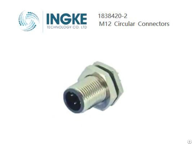 Ingke 1838420 2 M12 4 Position Circular Connector Plug