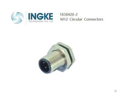 Ingke 1838420 2 M12 4 Position Circular Connector Plug