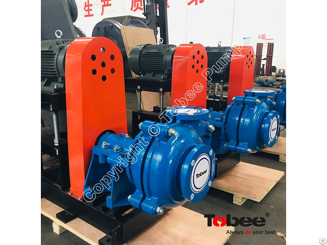 Tobee® 3x2c Ah Centrifugal Slurry Pumps With Zv Drive Type