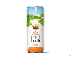 Orange Fruit Milk Healthy Drink From Rita Juice Own Brand