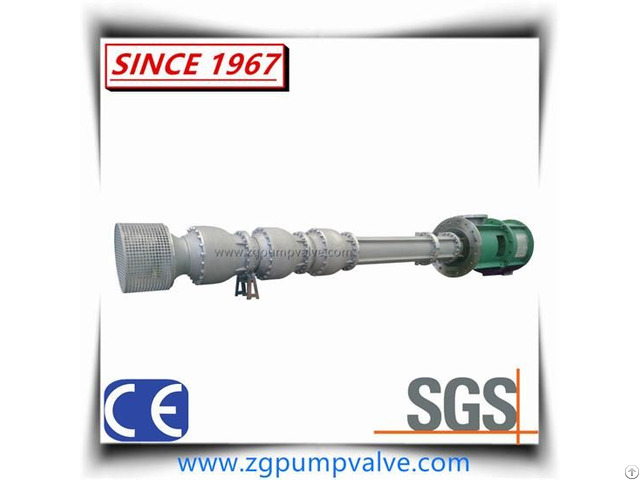 Vertical Long Shaft Overhung Turbine Spindle Sump Pit Pump