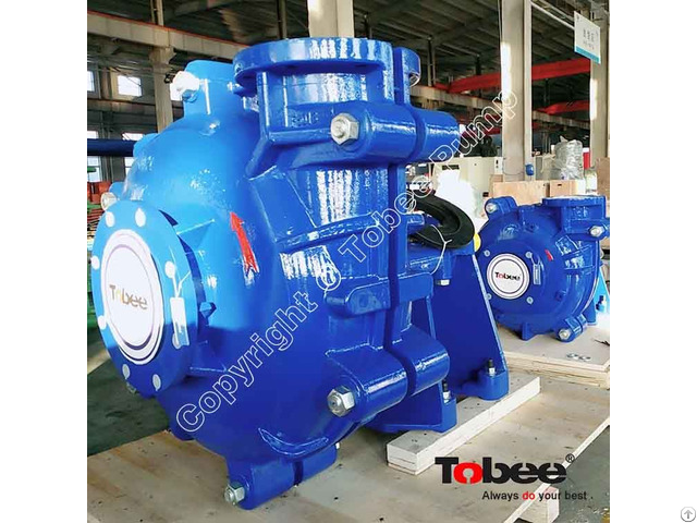 Tobee® 8 6e Ah Metal Lined Centrifugal Slurry Pump With Expeller Seal