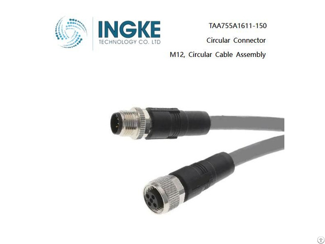 Ingke Taa755a1611 150 M12 Cable assembly Circular connector