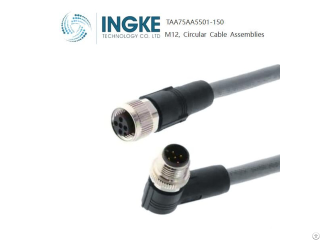 Ingke Taa75aa5501 150 M12 Circular Cable Assemblies