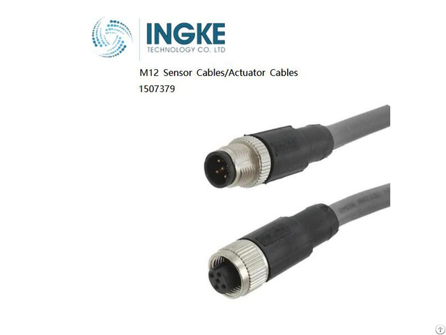 Ingke 1507379 M12 Sensor Actuator Cables 5position