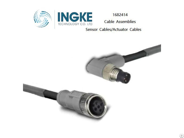 Ingke 1682414 Sensor Actuator Cables Sac 3p M 8mr 3 0 Pur M12fs